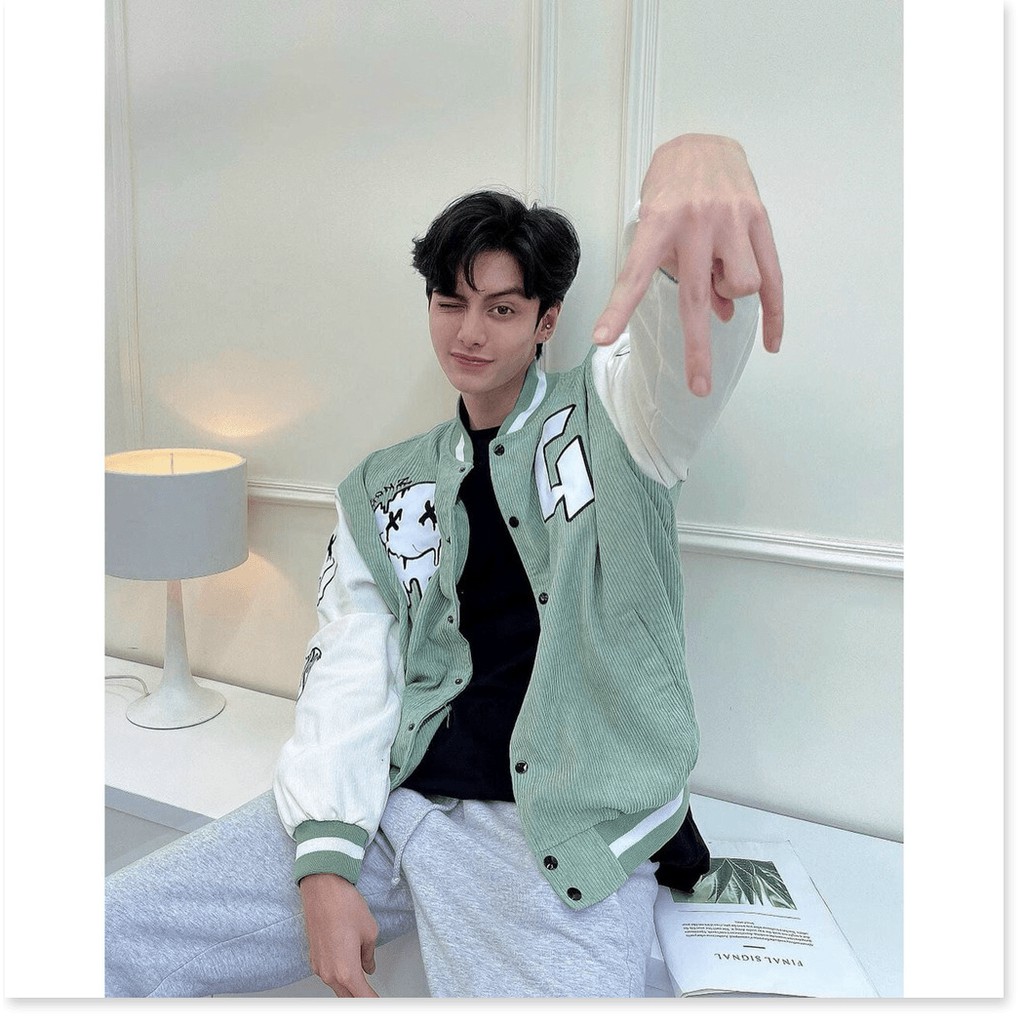 Áo khoác nhung bomber NAM CỰC CHẤT PHONG CÁCH 2021 KOKO MI FASHION