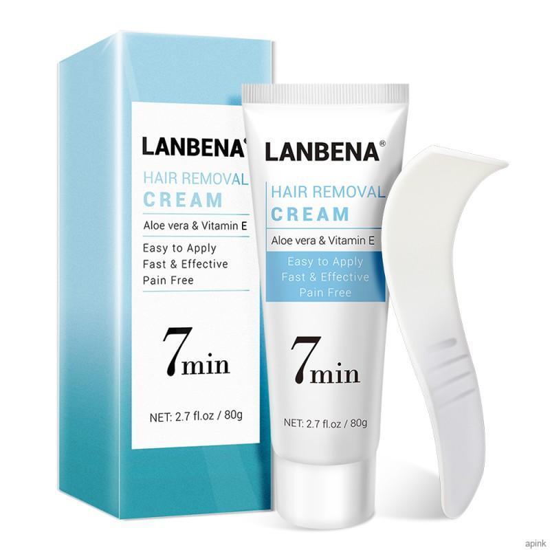 LANBENA Hair Removal Cream Painless Fast Hand Leg Armpit Whole Body Depilatory Cream 80g