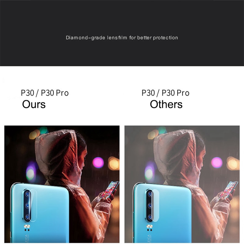 Kính cường lực bảo vệ camera sau điện thích hợp cho thoại Huawei p30 Lite p30 Pro