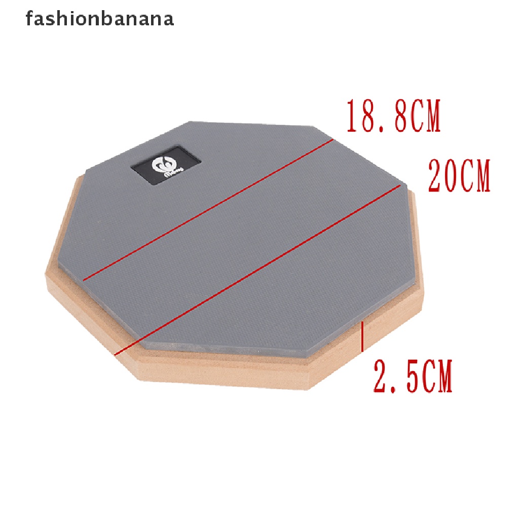Trống Gỗ Cao Su 8 Inch Cho Bé Tập Đánh
