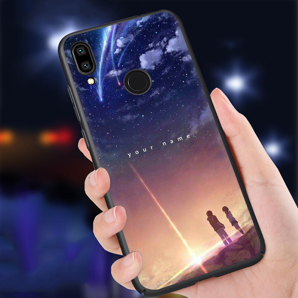 Ốp Điện Thoại Tpu Mềm Chống Rơi Họa Tiết Your Name Cho Redmi Note 8 Pro 9 9s 9 Pro