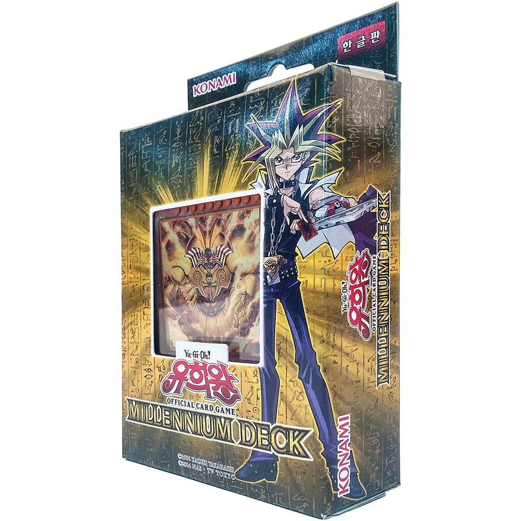 Yugioh cards Structure Deck OCG 40 Cards MILLENNIUM DECK Korea Version + 3pcs Premium Card Sleeve