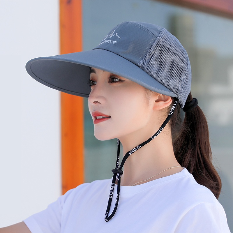 Mũ lưỡi trai chống nắng thoáng khí thời trang mùa hè dành cho nam và nữ