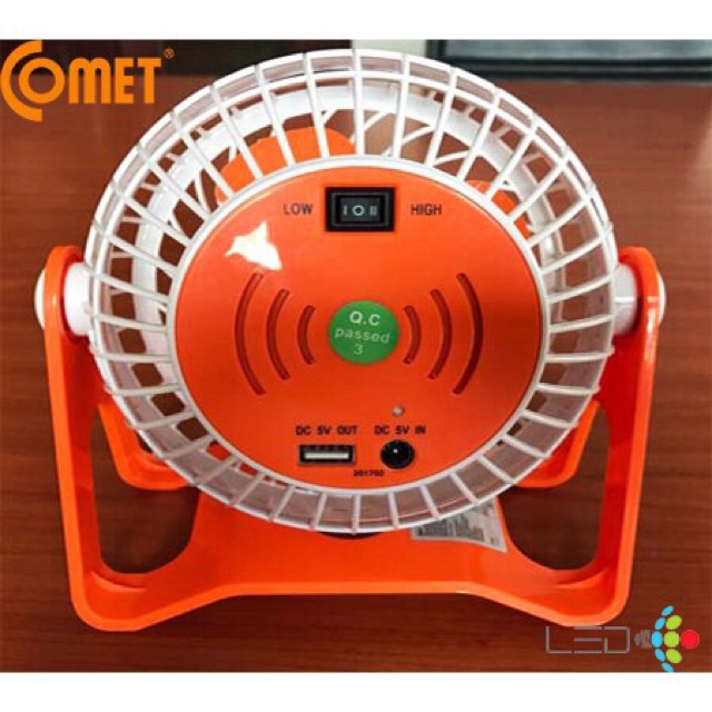 Quạt Sạc Mini Comet CRF0105 2.5W