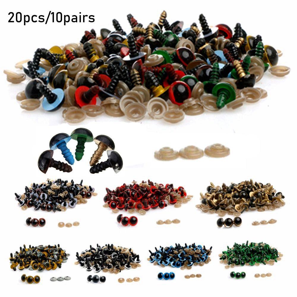 RAINBOW Set 20 / 10 Cặp Mắt Nhựa Chất Lượng Cao Làm Đồ Chơi Búp Bê DIY