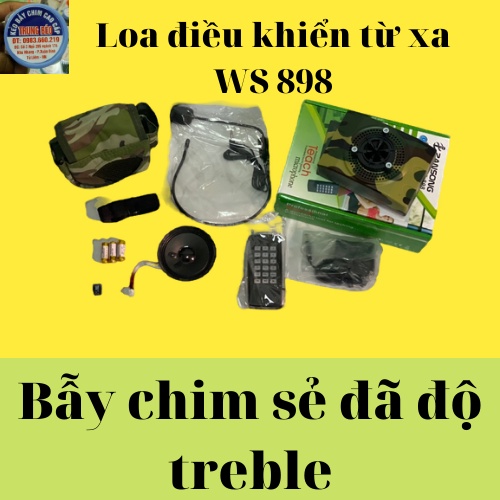 Loa Bẫy Chim WS 898 chuyên đánh chim sẻ Đã Độ Loa Treble