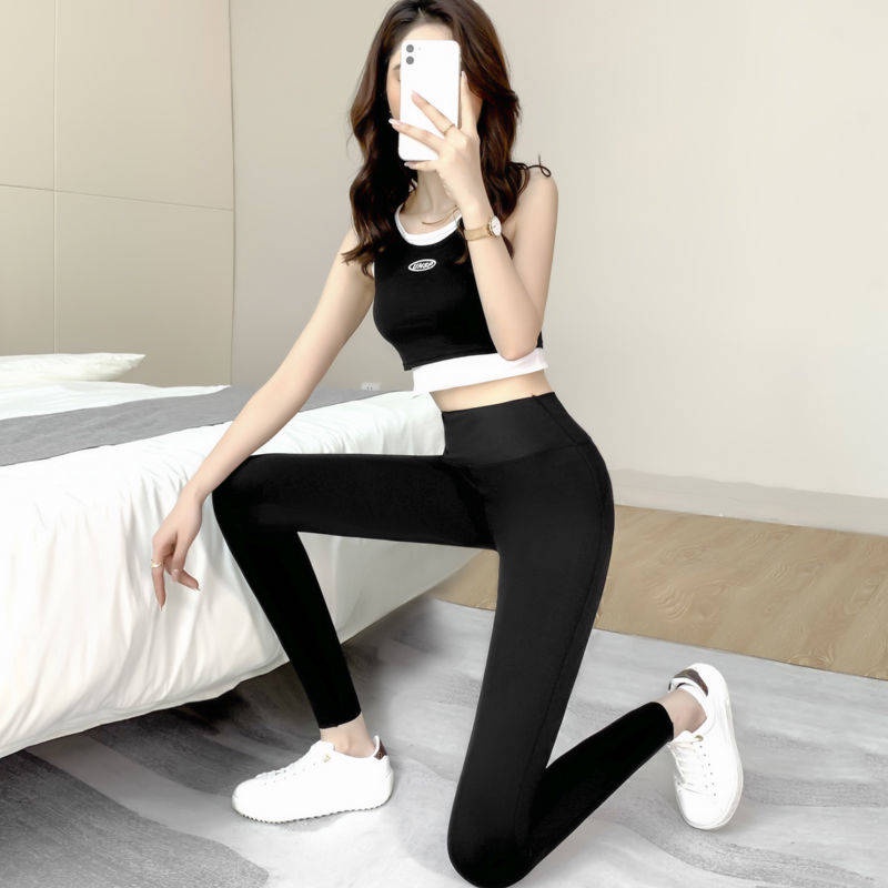 Quần legging lưng cao ôm dáng họa tiết da cá mập ôm dáng thời trang mùa hè mới cho nữ