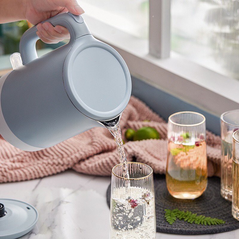 Ấm siêu tốc BEAR ZDH-Q15J1-Bình đun nước lõi INOX304 cao cấp-Dung tích 1.5L-Công suất 1500W-Bảo hành chính hãng 6 tháng