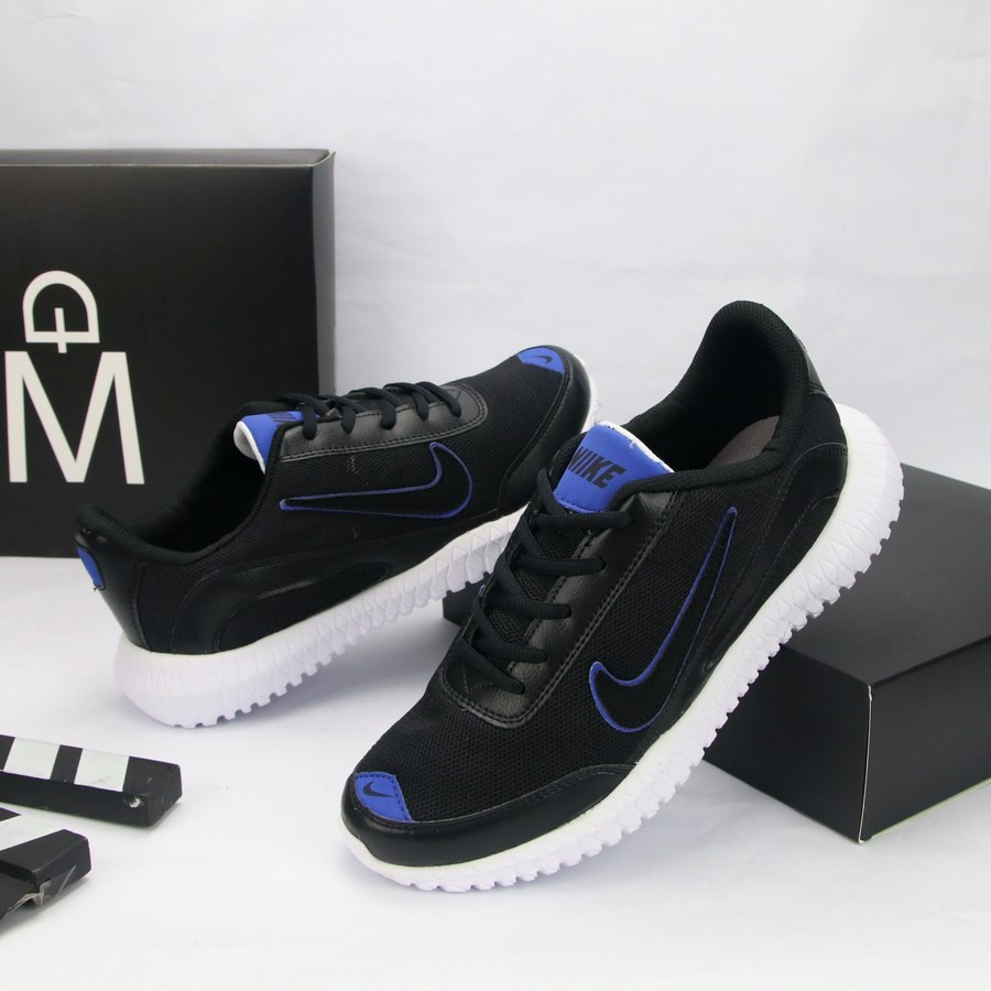 Giày sneaker GN305 thể thao đen móc xanh dương siêu bền siêu rẻ Gấu Nâu | BigBuy360 - bigbuy360.vn