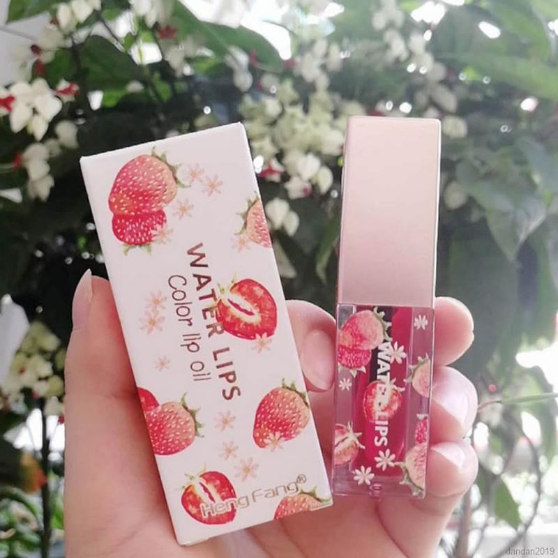 (Hàng Mới Về) Son Bóng Trong Suốt Thay Đổi Màu Sắc Dưỡng Ẩm Môi