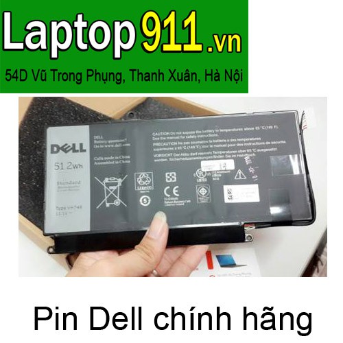 Pin dell vostro 5460 5470 5480 5560 pin lắp trong kiểu dẹt mới 100%