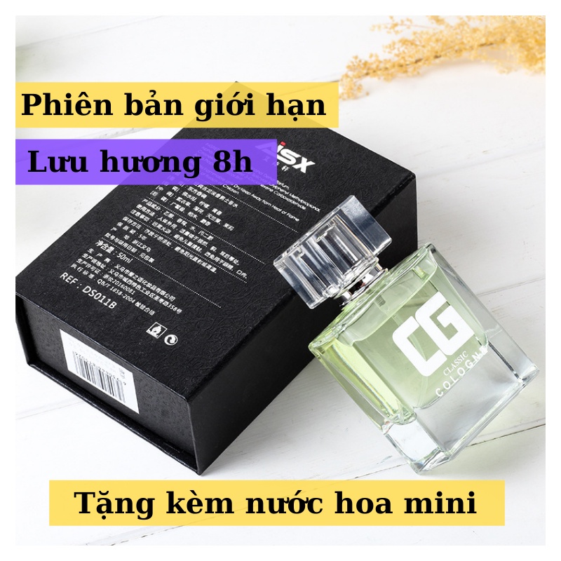 Nước Hoa Nam, Nước Hoa CG Cologne 50ml Thơm Lâu 12h, Hương Thơm Đẳng Cấp, Dầu Thơm Nam Tính | WebRaoVat - webraovat.net.vn