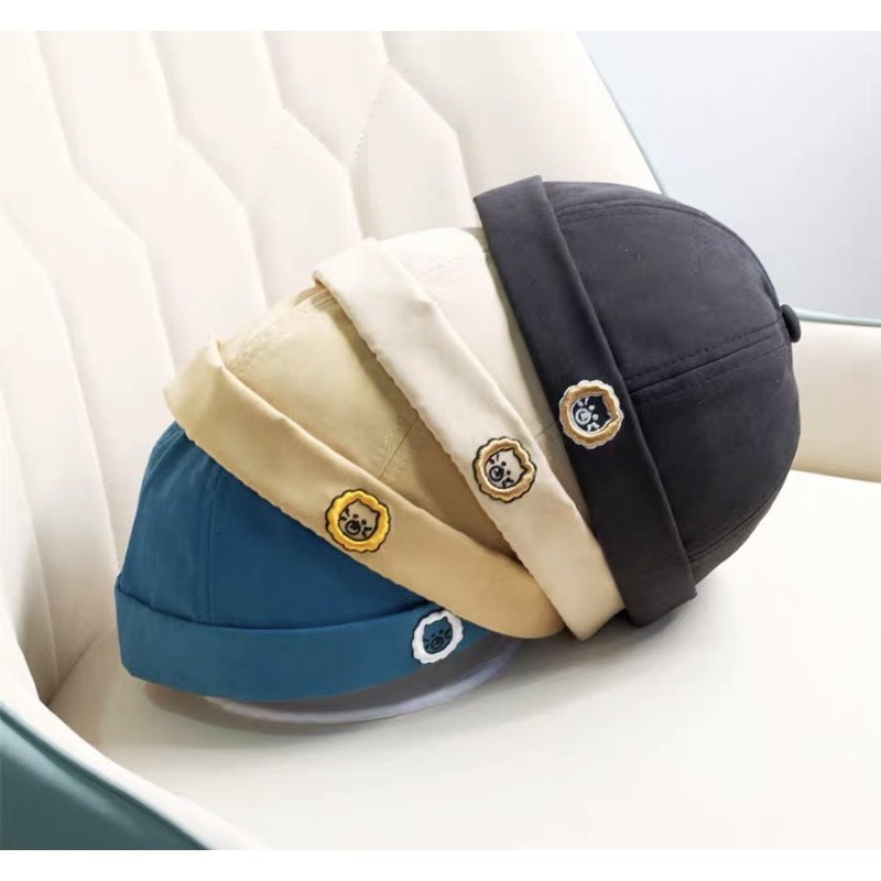 NÓN MIKI HAT-LOGO MÈO-PHONG CÁCH HÀN QUỐC-NMK04