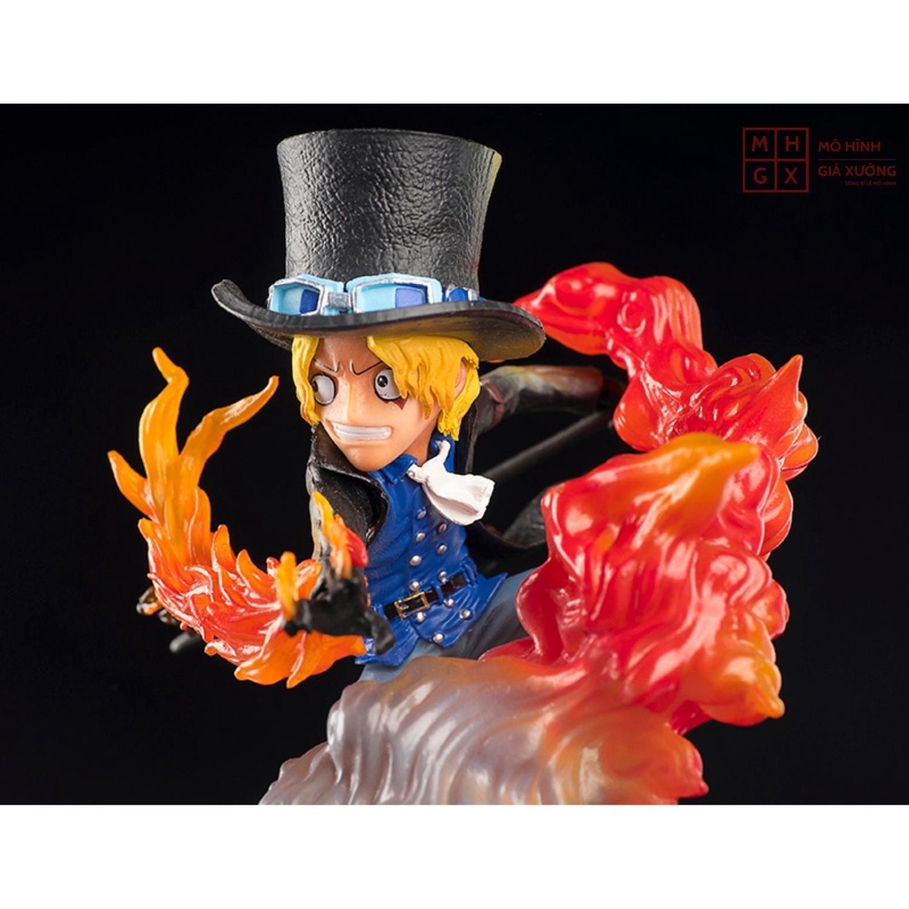 Mô hình One Piece Sabo siêu đẹp cao 12cm , trạng thái chiến đấu , figure mô hình one piece , mô hình giá xưởng