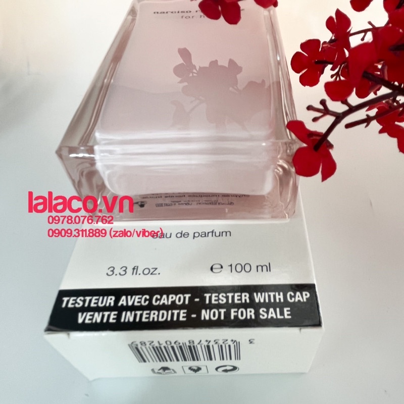 Nước hoa nữ Tester Narciso Rodriguez For Her EDP 100ml