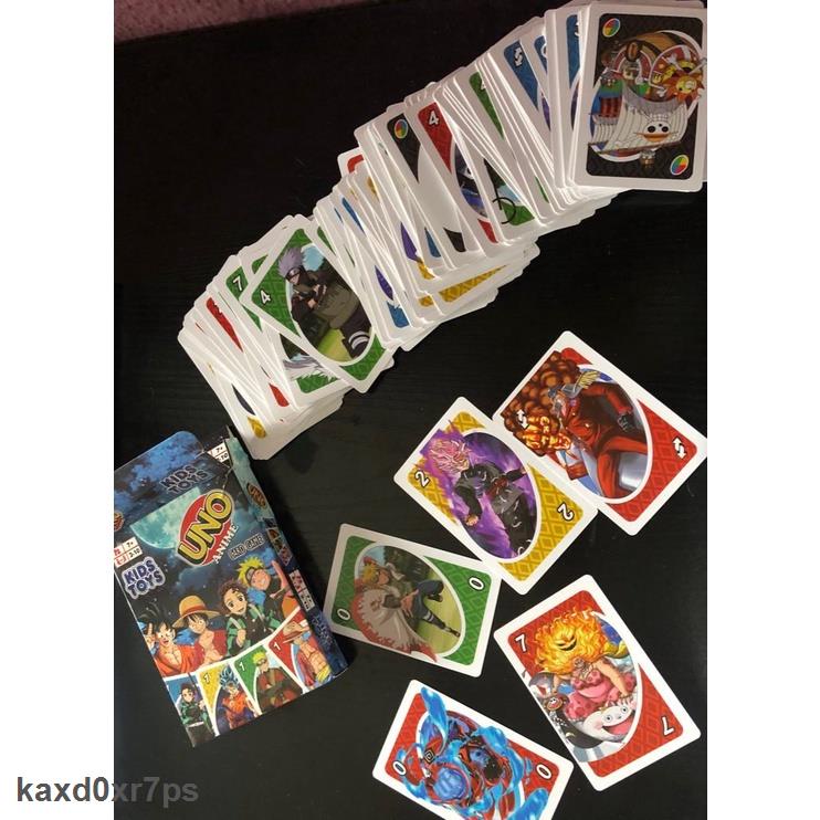 Giá SỉMattel Games UNO: Phim hoạt hình Anime Demon Slayer One Piece Family Party Board Game Thẻ Fun Poker Party Đồ chơi