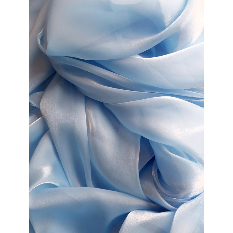 ⚡Giá sỉ⚡Vải voan tơ sống organza óng ánh nhiều màu may váy đầm sơ mi
