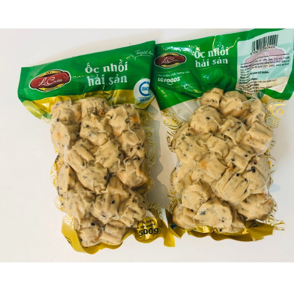 Ốc Nhồi Basa hãng Lacusina gói 500g
