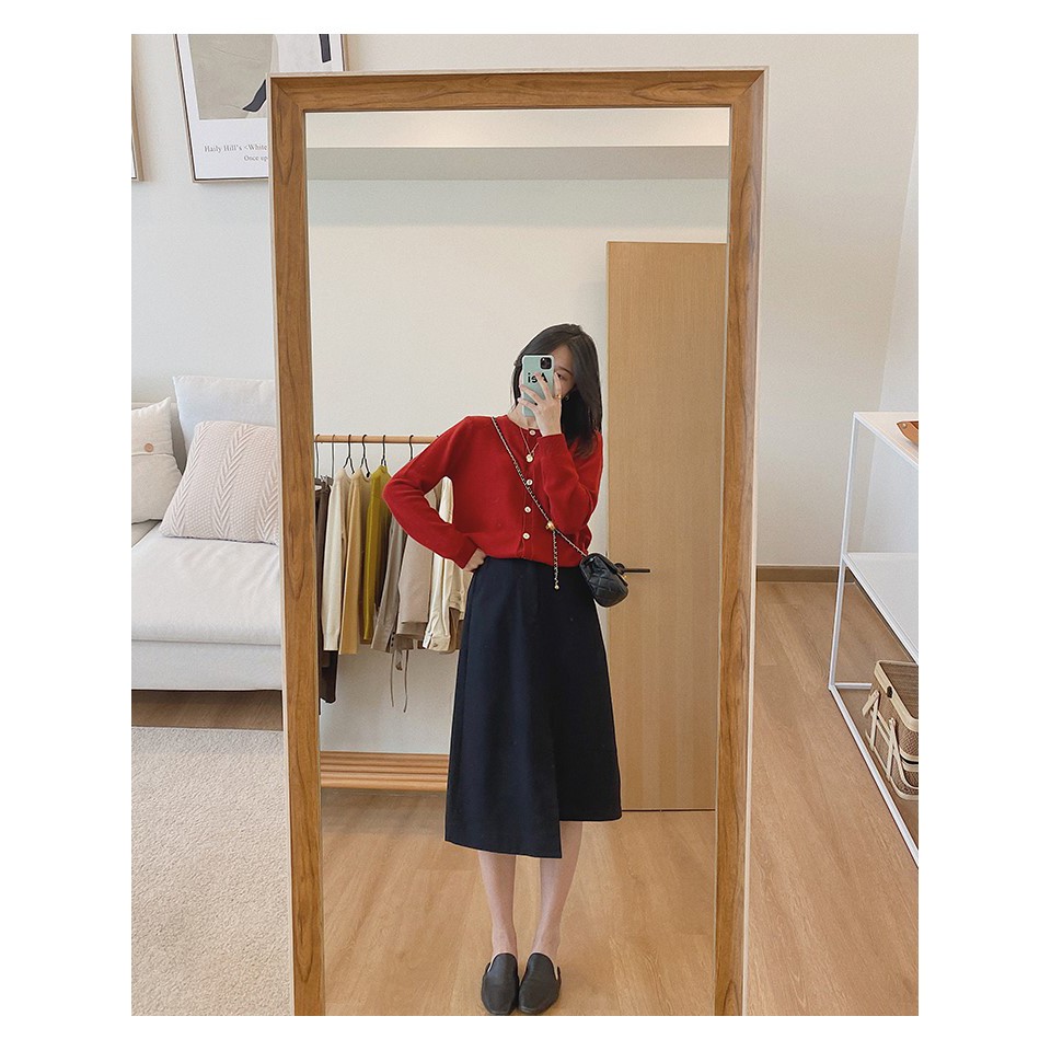 CHÂN VÁY LỆCH TÀ | GIẤU BỤNG | VẢI DỊU DA | BigBuy360 - bigbuy360.vn