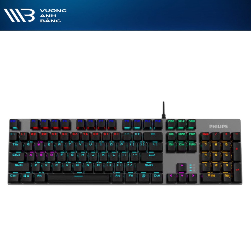 Keyboard PHILIPS SPK-8404GS - Hàng Chính Hãng