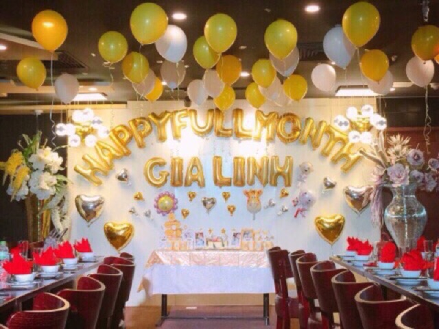 Bộ Bóng Chữ Happy Fullmonth