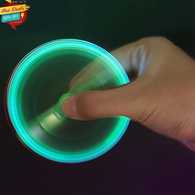 COD LED Colourful Luminous Spinning Pen Rolling Pen Ball Point Pen Learning Office Supplies Random Color