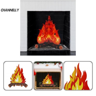 Mô hình ngọn lửa giả 3D bằng giấy mỹ thuật sử dụng rộng rãi trang trí cho bữa tiệc lễ hội