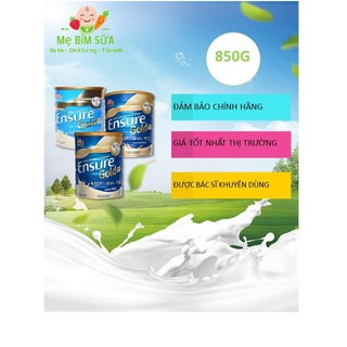 Sữa ensure gold vani ít ngọt lúa mạch 850g( date 05/2023)