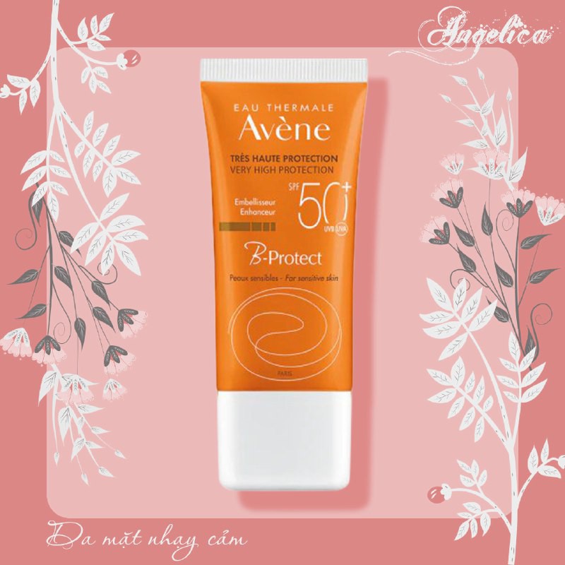 KEM CHỐNG NẮNG AVENE VERY HIGH PROTECTION B-PROTECT SPF50+ TẠO HIỆU ỨNG TRANG ĐIỂM NHẸ