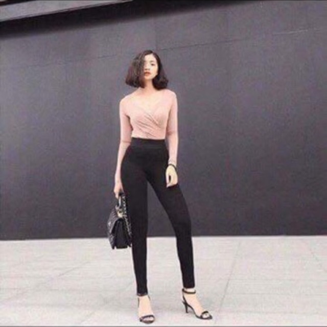 Quần legging Zara ken bụng