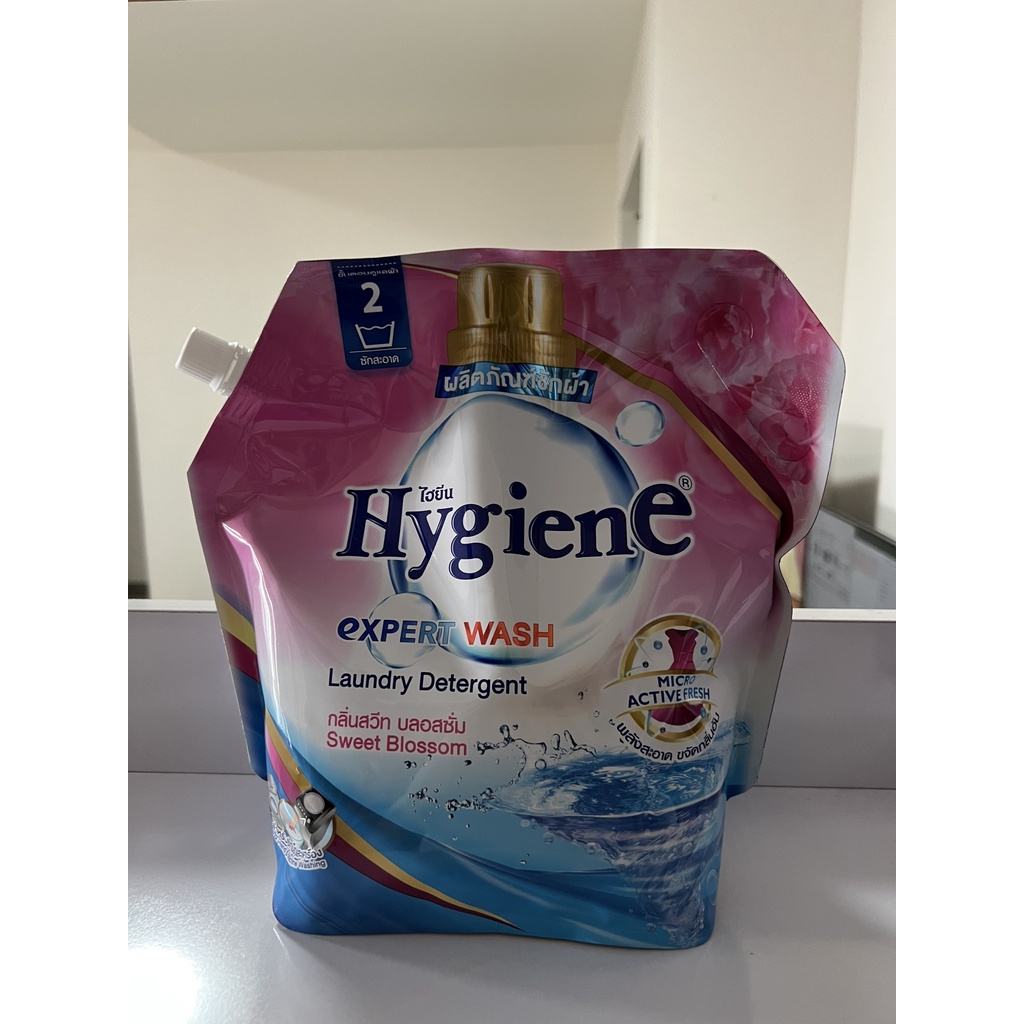 Nước Giặt Xả Quần Áo Hygiene Expert Wash Hồng 1800ml Thái Lan