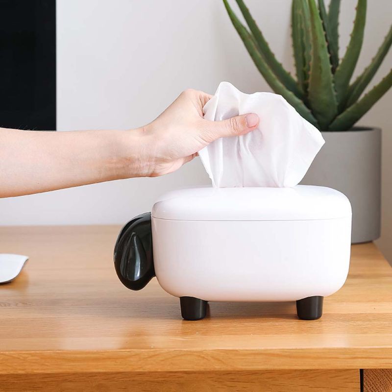 Hộp Đựng Khăn Giấy Hình Cừu Dễ Thương