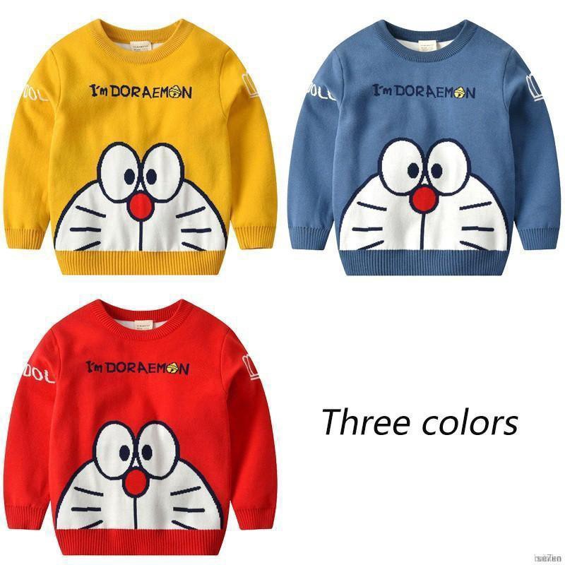 ruiaike  Kids Cardigan Sweater Spring/Autumn Boy Girl Cartoon Cat Knitted Pullover Sweatshirt Casual Clothes