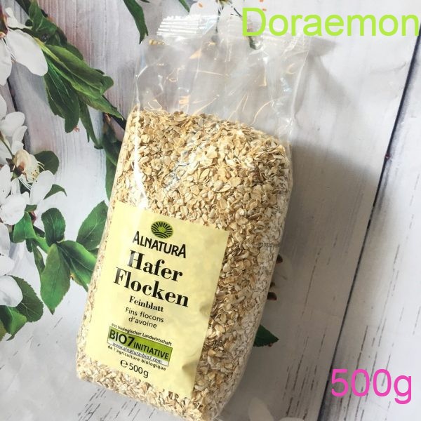 Yến Mạch Đức Ăn Dặm Hữu Cơ Nguyên Chất, Giảm Cân Hafer Flocken Bio Alnatura Cán Vỡ Túi 500g. | BigBuy360 - bigbuy360.vn