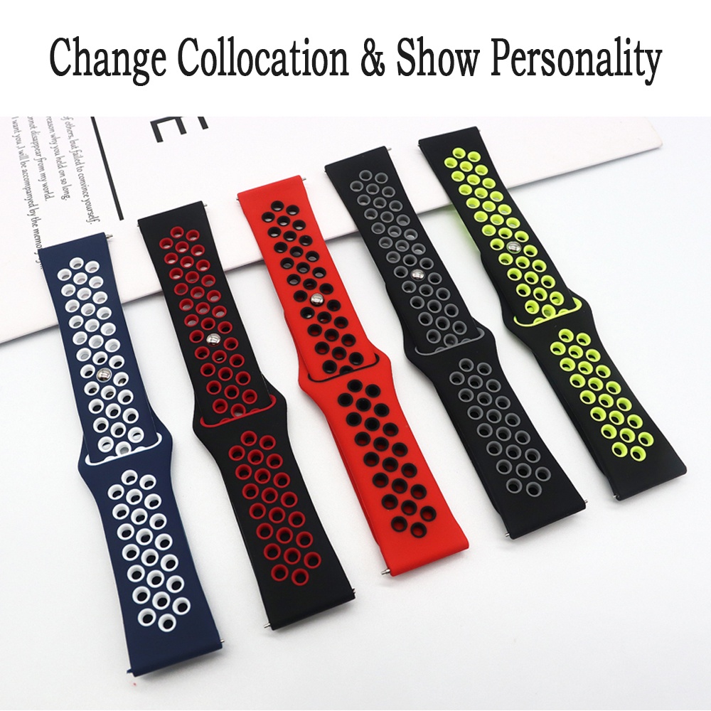 Dây đeo silicon 46mm / 42mm cho đồng hồ thông minh Huawei Watch GT3