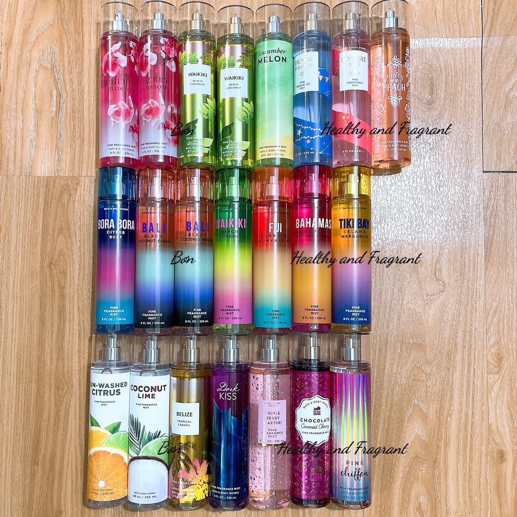 /SALE MID 2021 - PART I/ Xịt thơm toàn thân 🍊(body mist) 🍊Bath&Body Works 🍊 nhiều mùi 🍊
