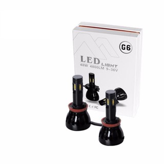 BỘ LED  SIÊU SÁNG G6 CHÂN H4 ÁNH SÁNG TRẮNG