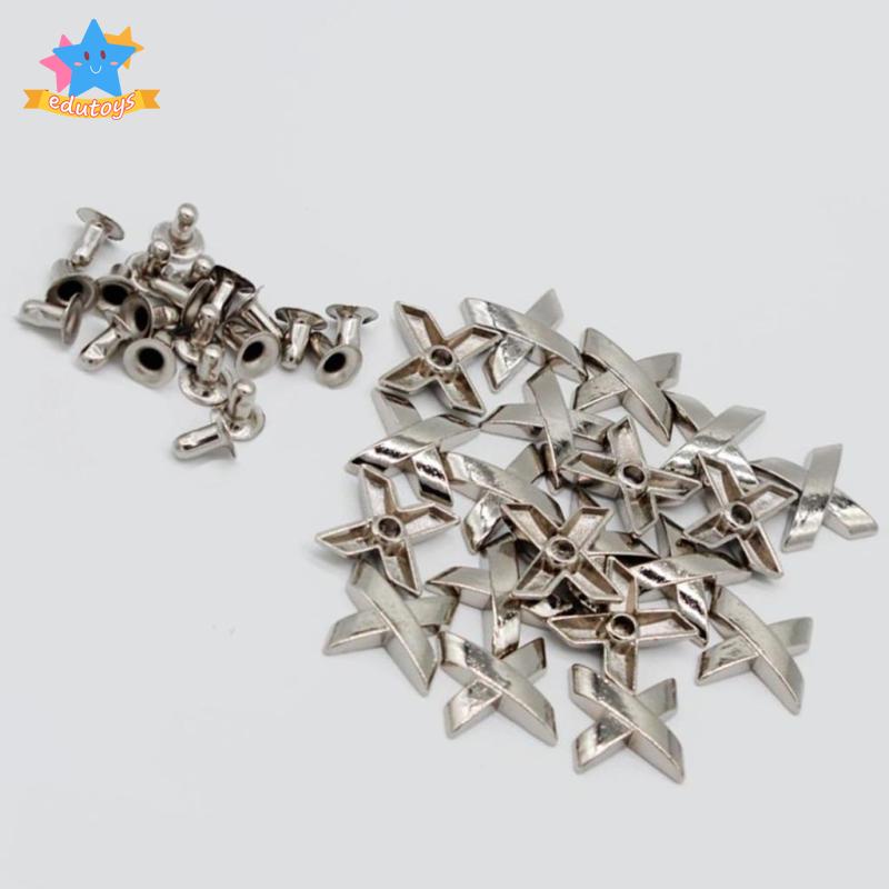 Set 20 Đinh Tán Hình Chữ X Dùng Để Trang Trí Quần Áo