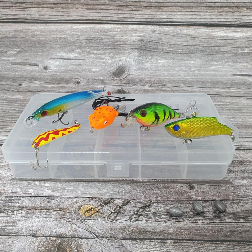 Bộ Combo Mồi Lure 5 Tầng Nước Đầy Đủ