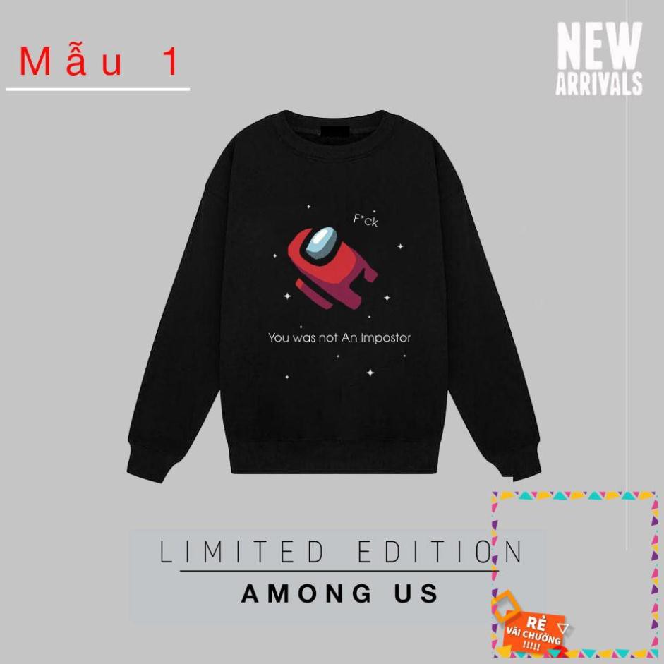 [SALE] ÁO SWEATER GAME AMONG US - Áo Among Us mùa đông 2020 - Áo Game Hot 2020