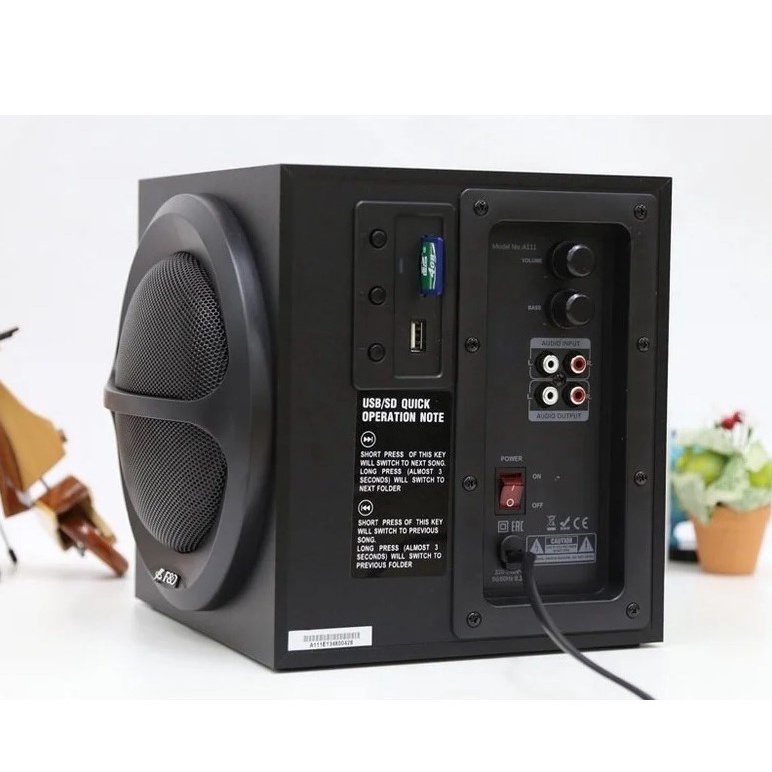 Loa Máy vi tính Bluetooth 5.0 Fenda A111x công suất 35W Bass siêu ấm, có Điều khiển, cổng USB, thẻ nhớ SD, Radio