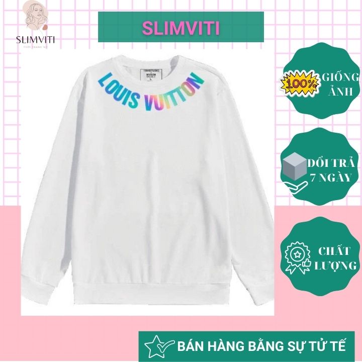 Áo sweater nữ 2hand nỉ form rộng SLIMVITI V90 | BigBuy360 - bigbuy360.vn