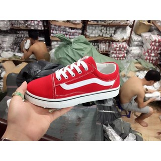 Thanh Lý Giày thể thao v old skool Đỏ Tươi