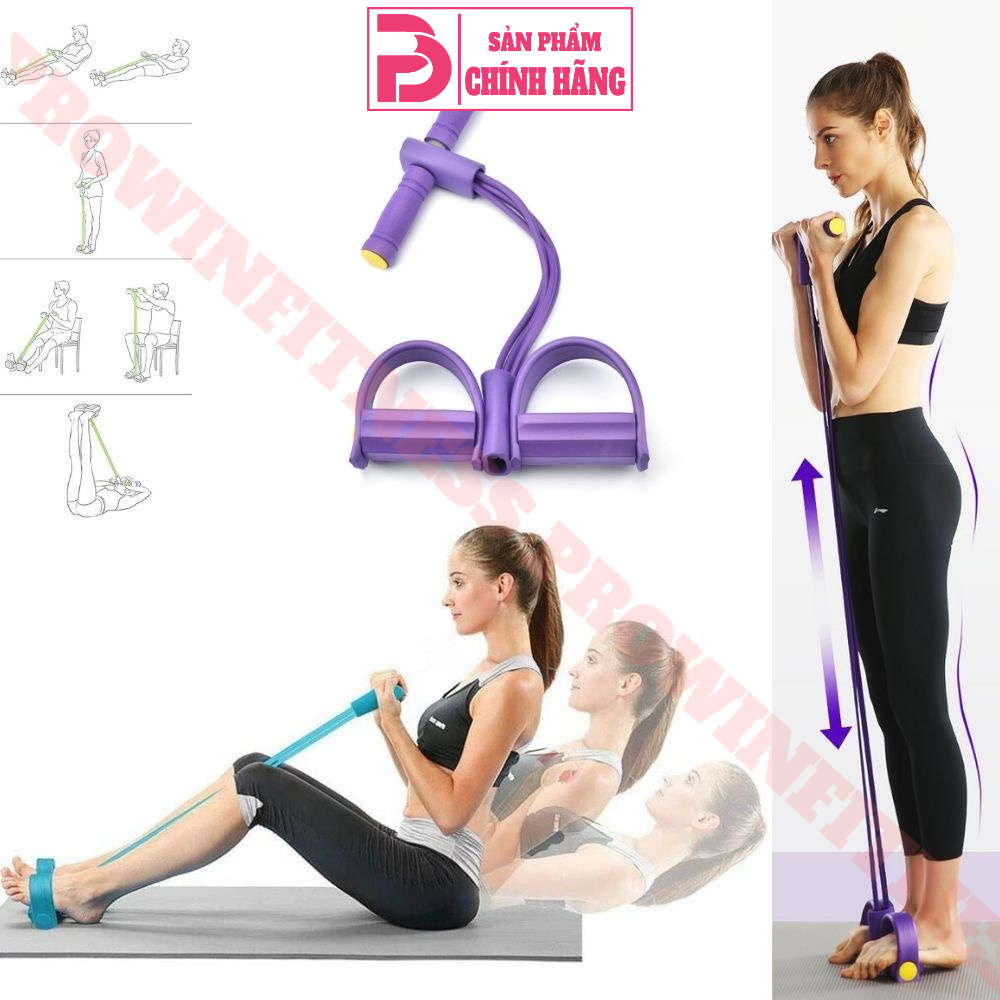 Dây chữ B tập bụng tập gym dây tập kháng lực Prowin Fitness đàn hồi tập cơ bụng eo lưng tại nhà