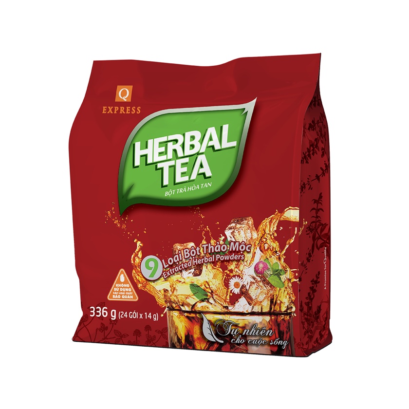 [ 5 vị ] Bột Trà Hòa Tan Trần Quang Cool Tea bịch 21 gói