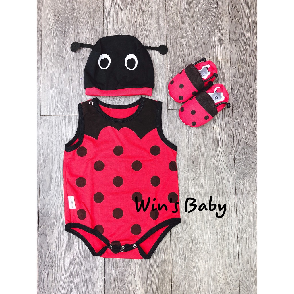 Bộ Bodysuit Cho Bé Hình Bọ - Winbaby - BDS_BUG
