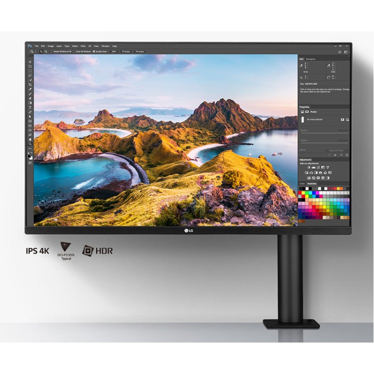 Màn hình máy tính LG 32UN880-B UltraFine™ UHD 31.5'' IPS HDR 10 USB TypeC™ Ergo stand - 32UN880B