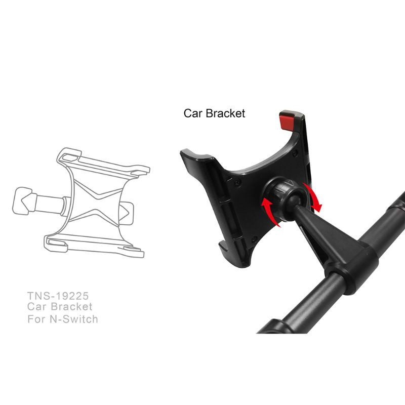 DOU Adjustable Car Stand Holder Headrest Mount Bracket for NS Switch Game Console Smart Cellphones Tablets Accessories