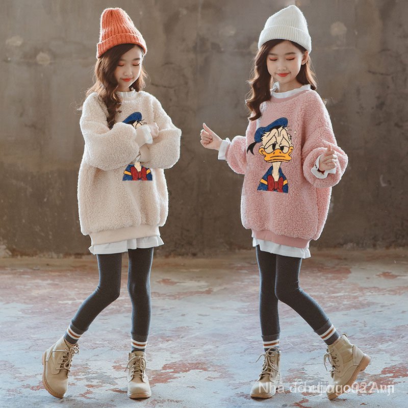 Fashionable Hat Long Sleeve Sweatshirts For Girls