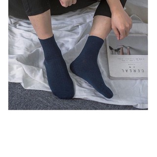 [THANH Lý Nghỉ Bán] Tất Nam cao cổ Vintage Cao Cấp Hàn Quốc -Tất trơn cổ dài